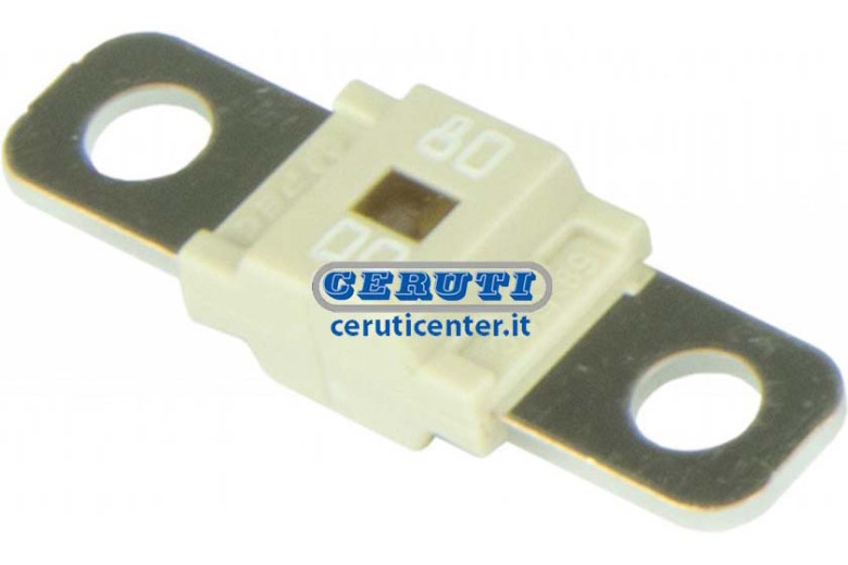 Fusibile Midival Colore Bianco Intensità Di Corrente 80 A - Fusibile Midival Bianco 80A (5Pz)