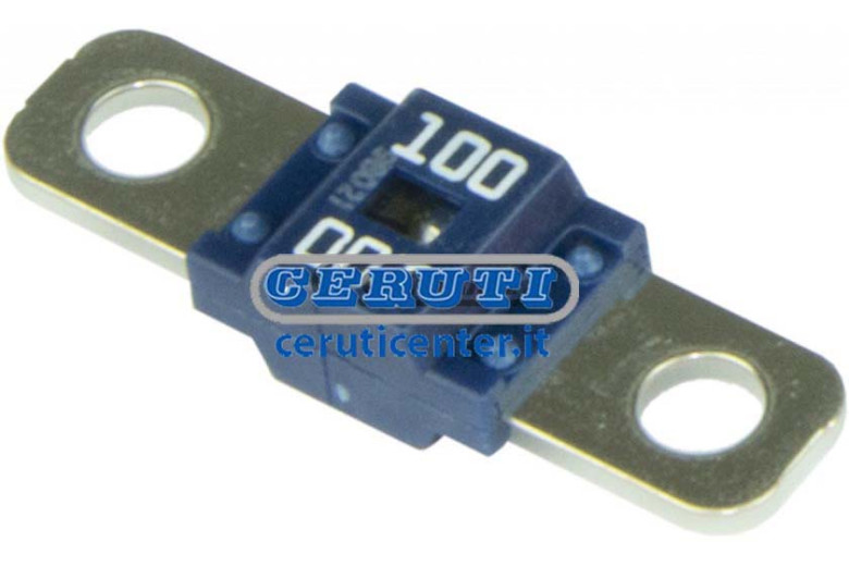 Fusibile Midival Colore Blu Intensità Di Corrente 100 A - Fusibile Midival Blu 100A (5Pz)