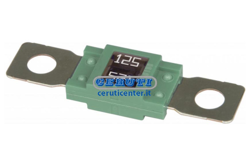 Fusibile Megaval Colore Verde Intensità Di Corrente 125 A - Fusibile Megaval Verde 125A (5Pz)