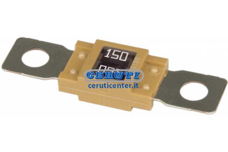 Fusibile Megaval Colore Arancio Intensità Di Corrente 150 A - Fusibile Megaval Arancio 150A (5Pz)