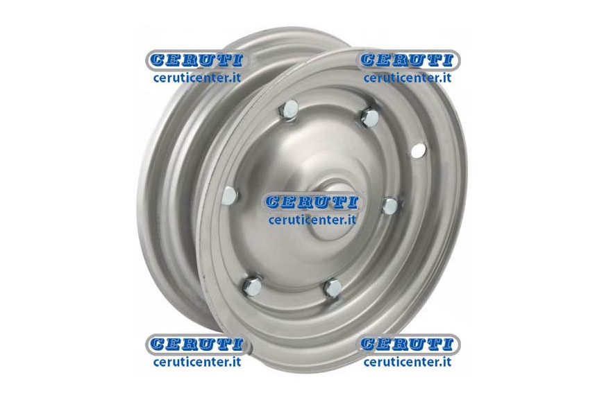 Complete Wheel, Rims With Axle On Ball Bearings