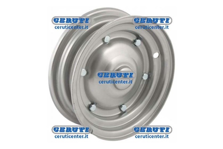 Complete Wheel, Rims With Axle On Ball Bearings