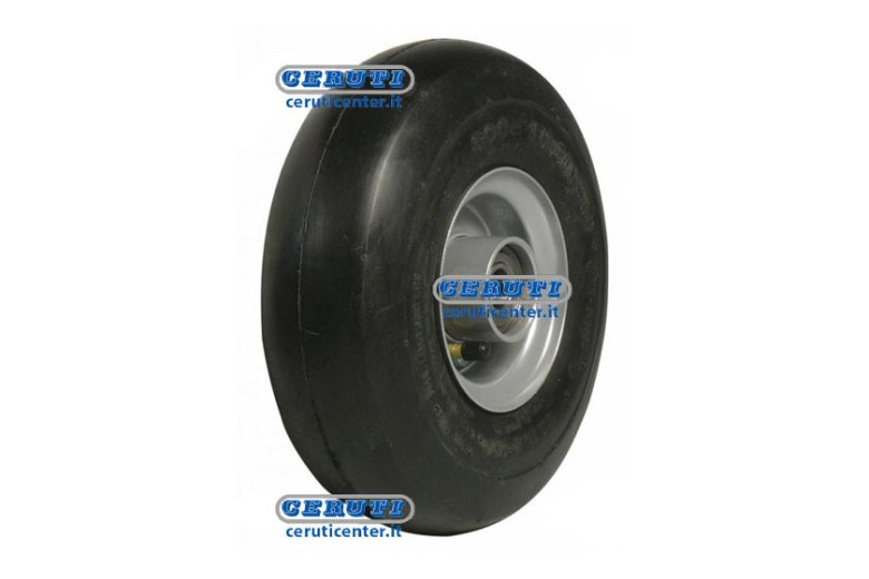 Tyred Wheels With Nylon Wheel Rim