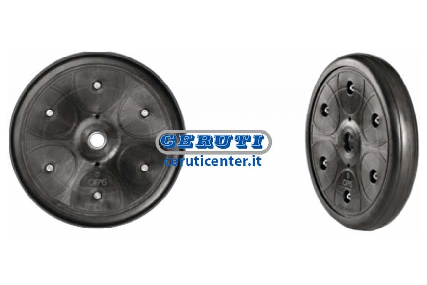 Roue 250X42 A Jante En Fer Et Plastique