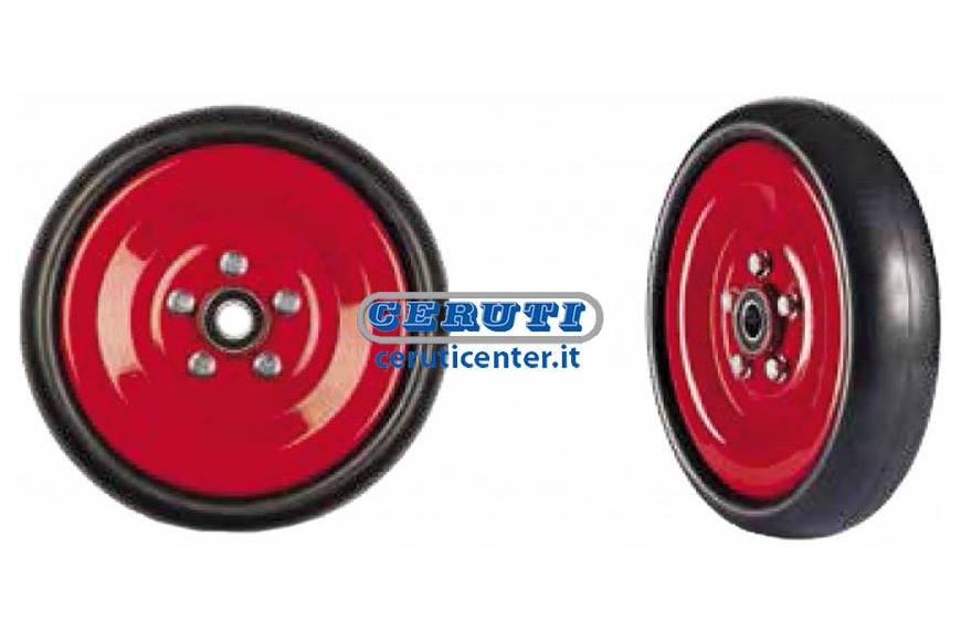 280X65 Wheel With Iron Rim And Hub