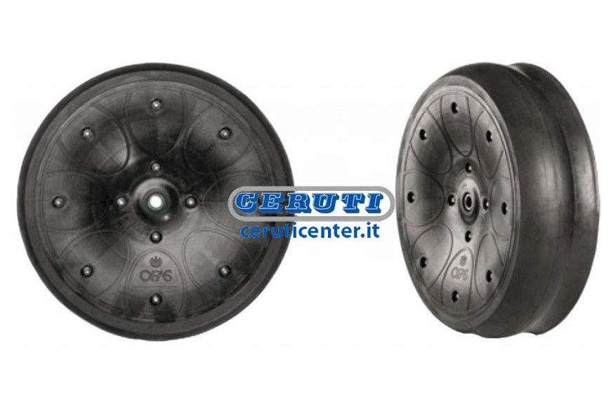 Roue 400X115 A Jante En Fer Et Plastique