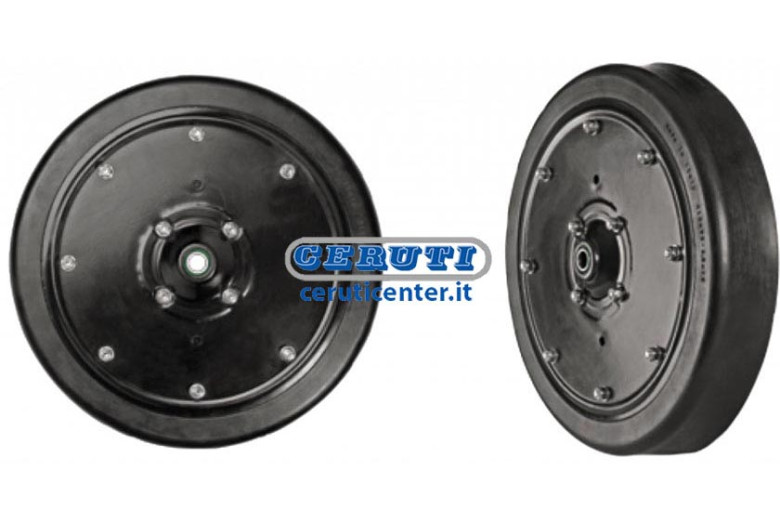 400X65 Wheel With Iron Rim