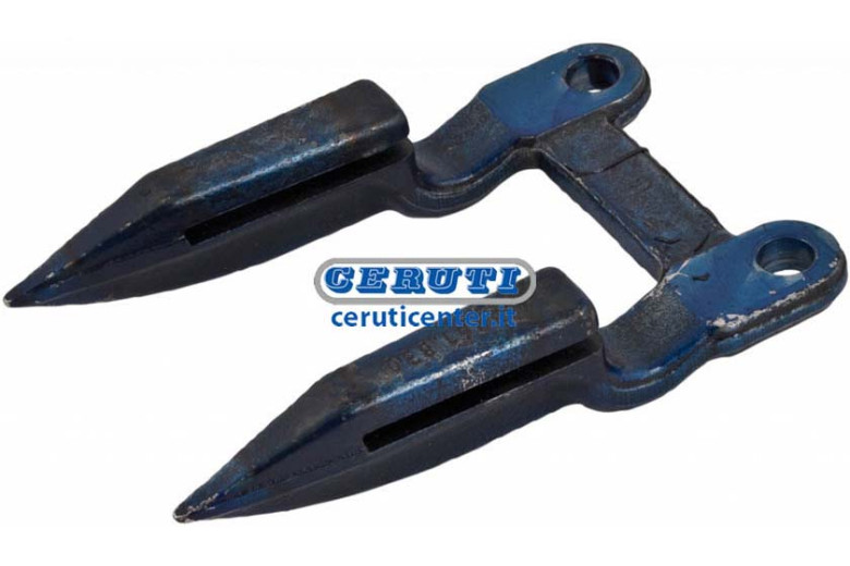 Dente Doppio In Acciaio Temprato Ad Induzione Per Mietitrebbie Nazionali Ed Estere - Dente Doppio Mtb. Laverda 1896130