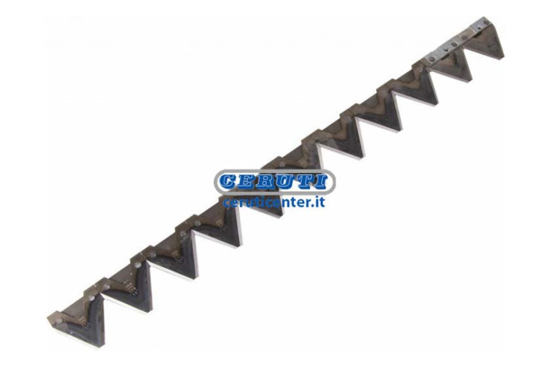 Lama 11 Sezioni 3" Rigate Mt. 0,85 Per Motofalciatrici Bcs Serie 600 - 700 Tipo "Centrale" - Adattabile a 590.43546.2