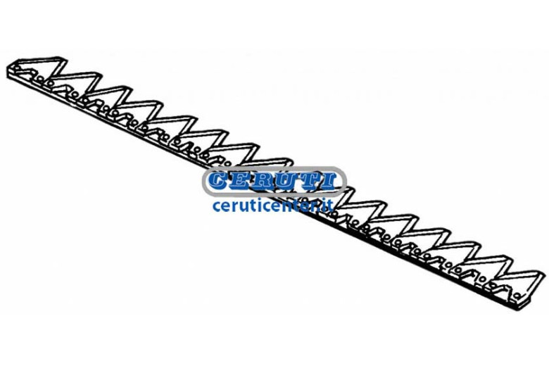 Lama 13 Sezione 3" - Cm 100 Senza Testa Per Motofalciatrici Sep - Adattabile a 206601
