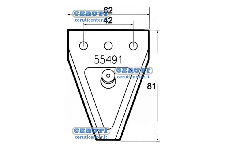 Sezione Bilux Con Perno - Adattabile a 580205491