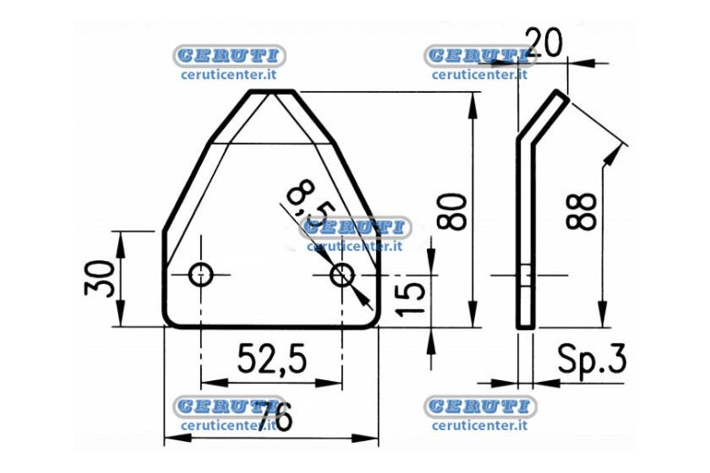 Blades For Mixing Machines