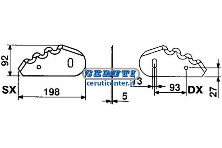 Couteaux De Broyeurs-Horizontal