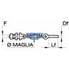 Mezza Catena Imbrigliamento Per Landini N°Maglie 2 Df M 16X2 Sinistro - Mezza Catena Con Perno Landini - Adattabile a 3538891M91