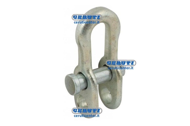 Grillo Zincato A Doppio Foro D 14-14 Mm