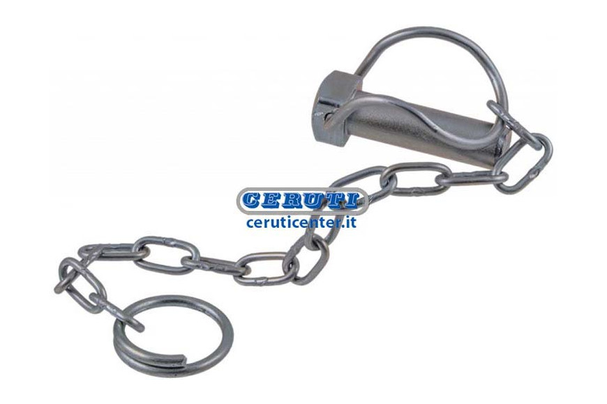 Pasador Con Anillo Apatible Y Cadena Cingada Ø D 14 Mm
