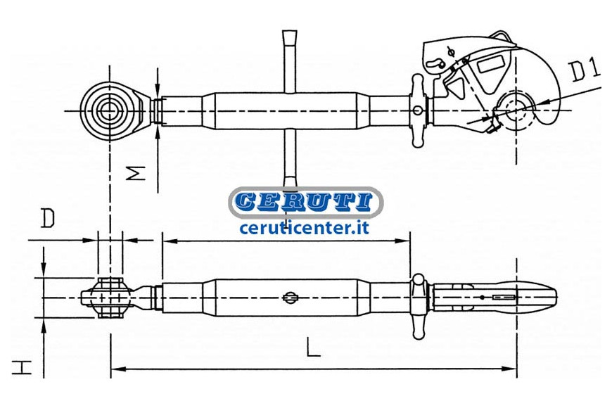 3-Point Hitch With Automatic Hook