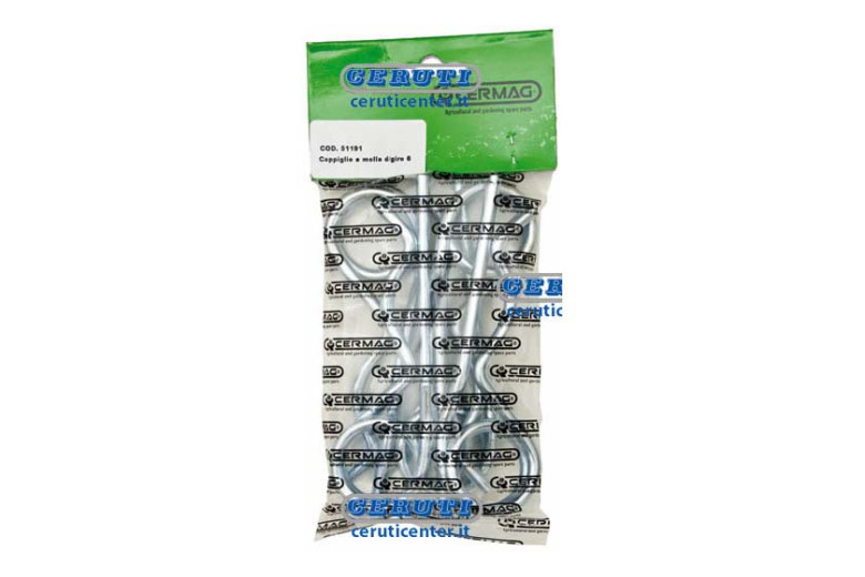 Sortiment 5 Federstecker Mit Doppeltem Auge Ø A 4 Mm