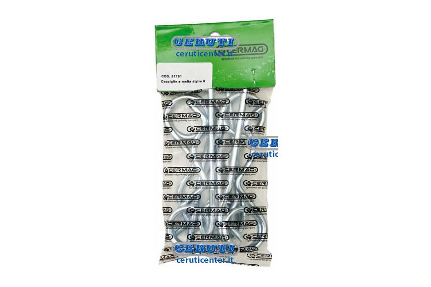 Pack Of 5 Double Grip Clips Ø A 5 Mm