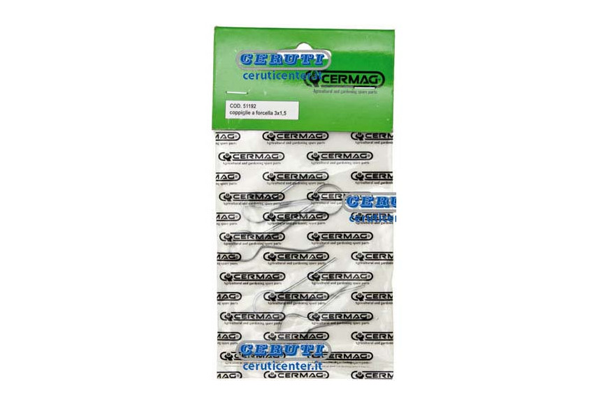 Pack Of 5 Fork Clips A 3X1,5 Mm