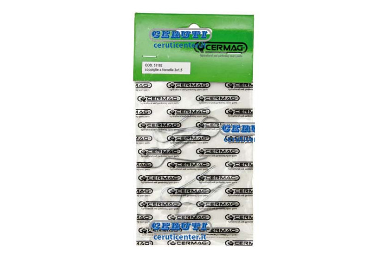 Confezione Da 5 Coppiglie A Forcella A 3X1,5 Mm