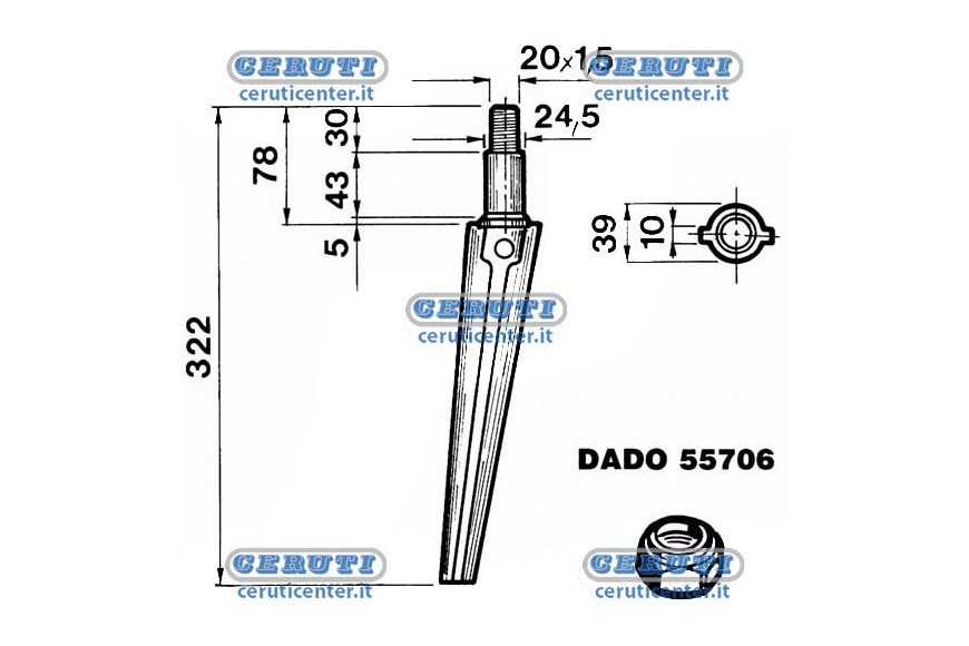 Dents Pour Herse Rotative
