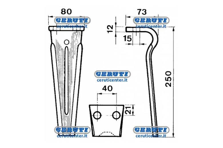 Tines For Rotary Harrows