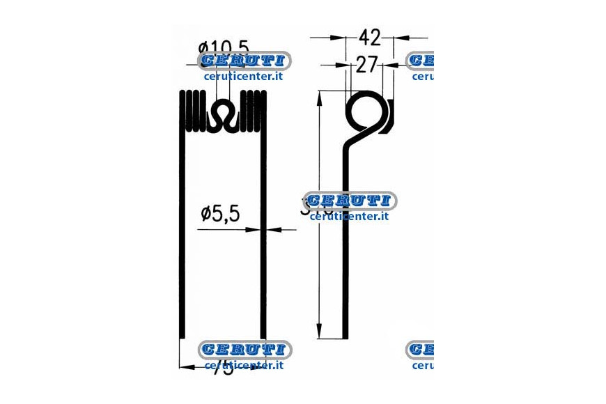 Springs For Side Delivery Rakes