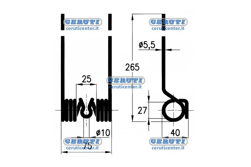 Springs For Side Delivery Rakes