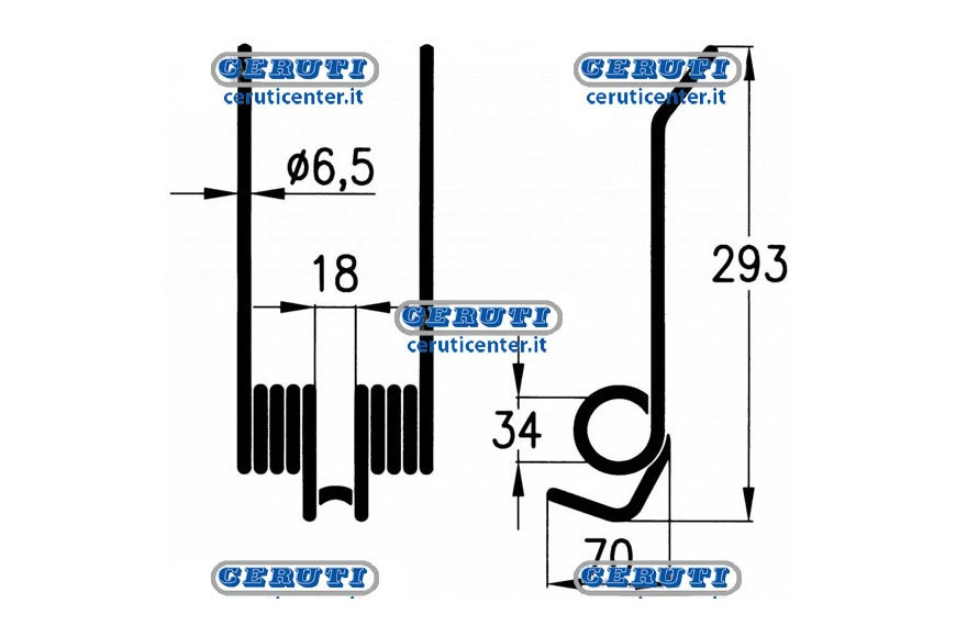 Springs For Side Delivery Rakes