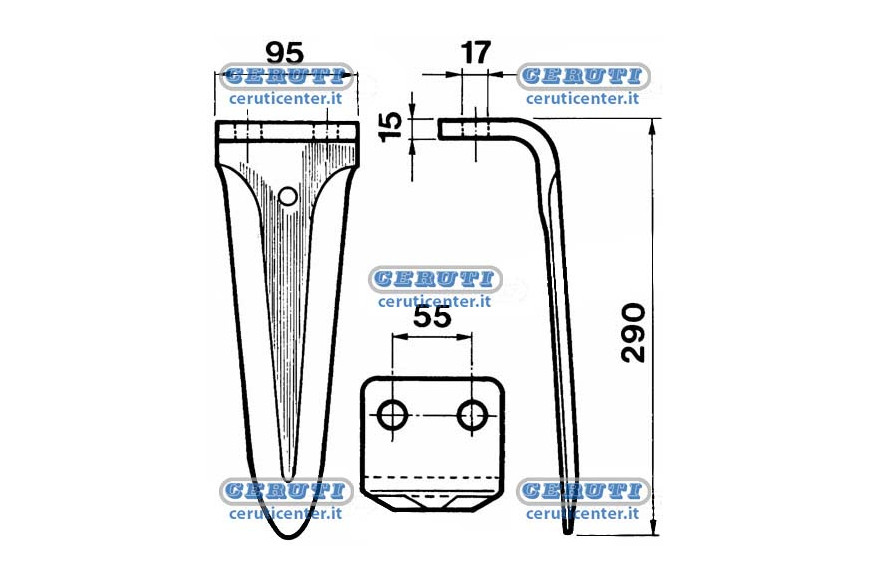 Dents Pour Herse Rotative