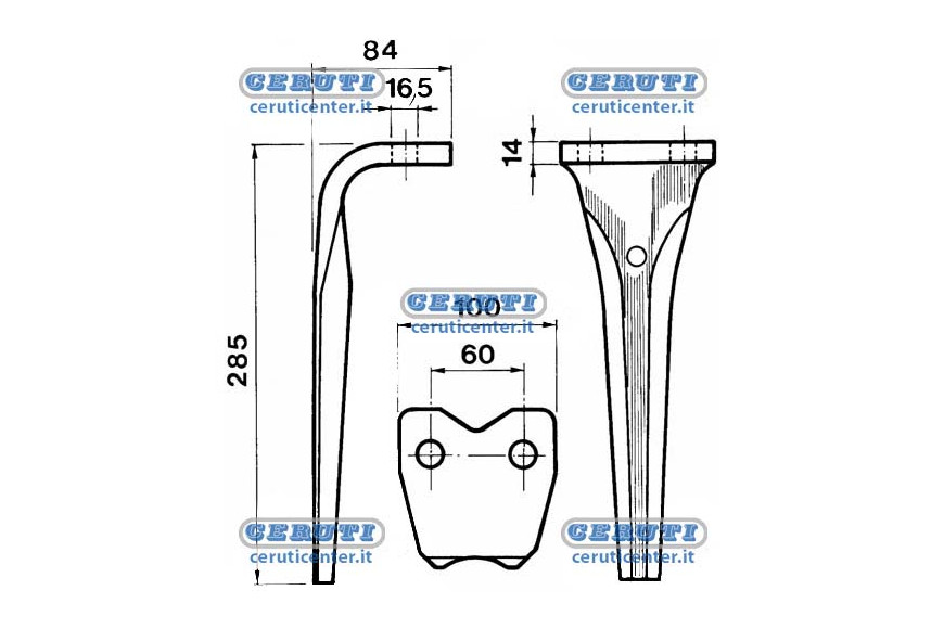 Dientes Para Grada Rodante