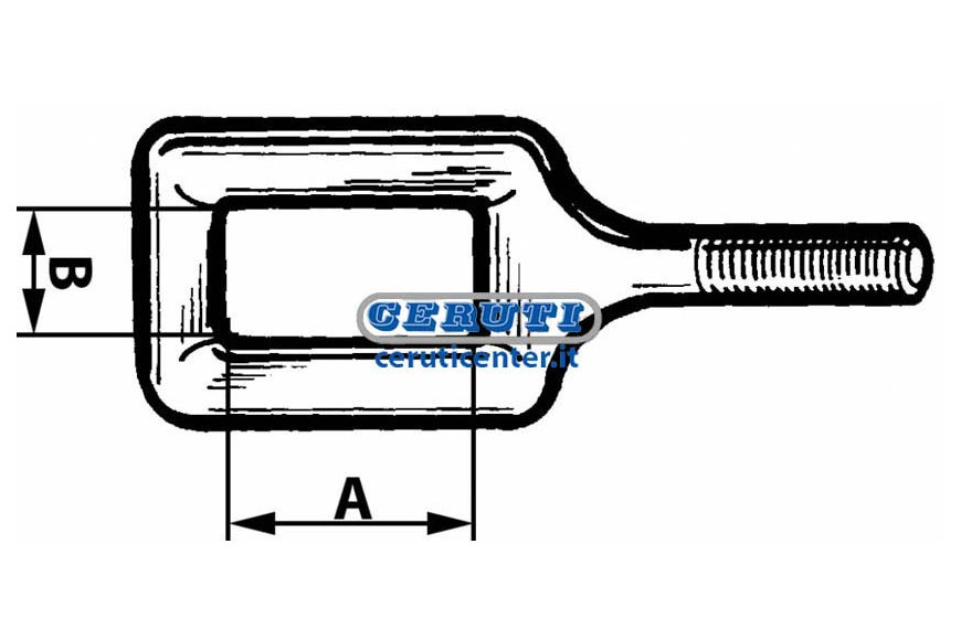 Retén Para Ancla Estirpador Axb 50X20 Mm