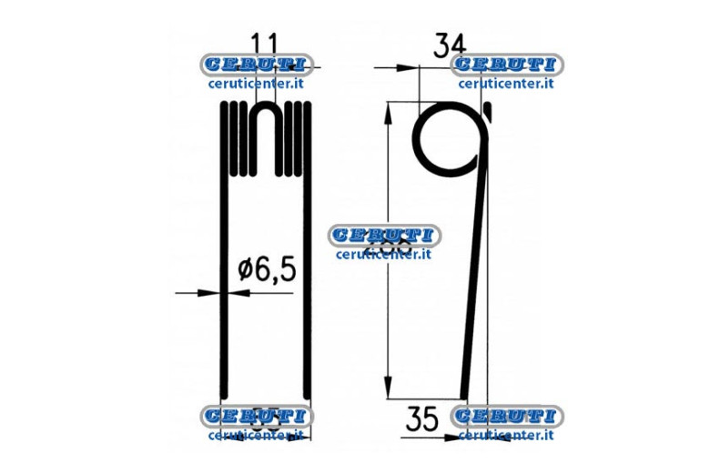 Ressorts Pour Rateaux-Andaineurs