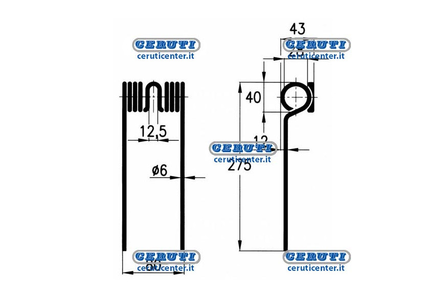 Springs For Side Delivery Rakes