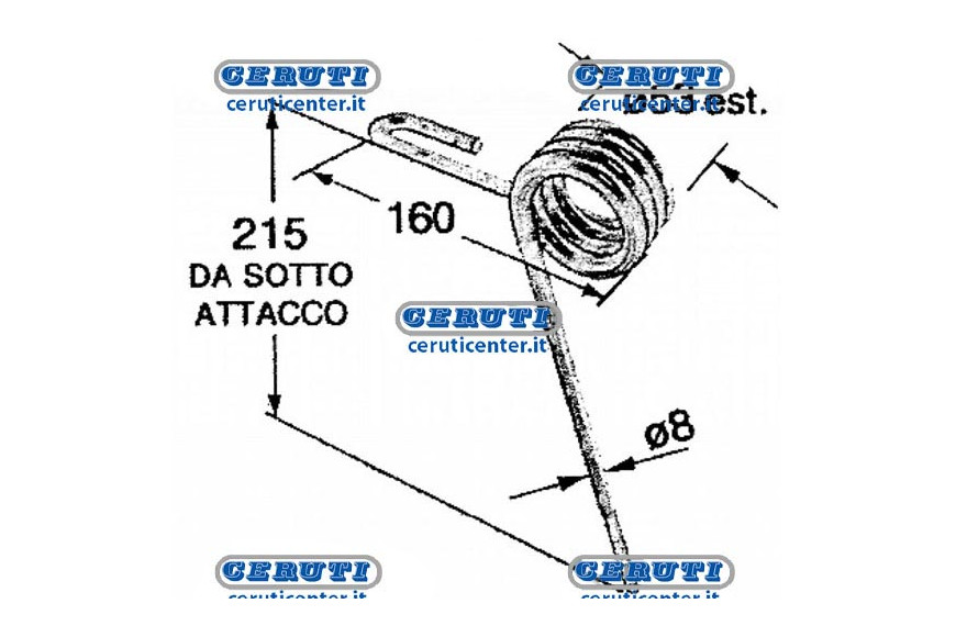 Rear Tine For Seed Drill