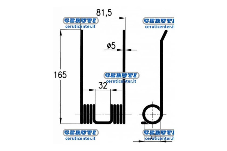 Molla Per Pressa Raccoglitrice Sgorbati - Adattabile a 1116/00159