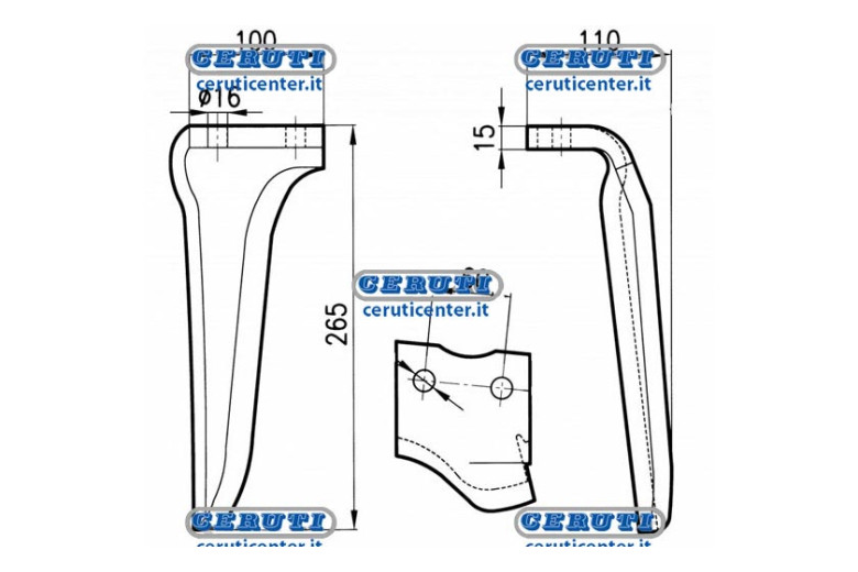 Tines For Rotary Harrows