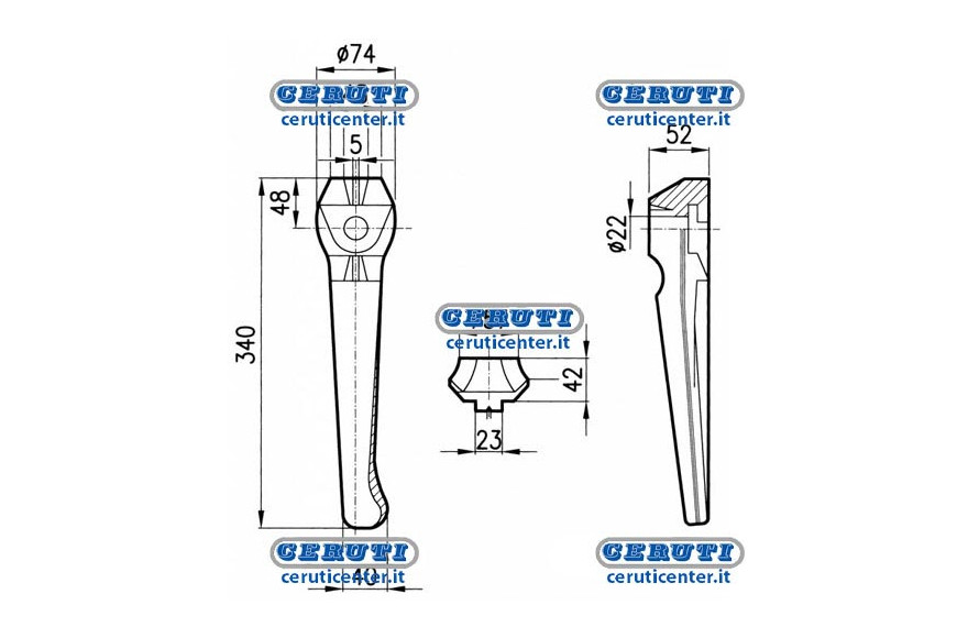 Dents Pour Herse Rotative