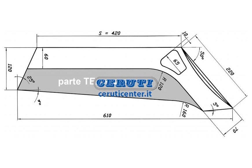 Vomero Universal Type D'Épaule 420 Mm - Gauche