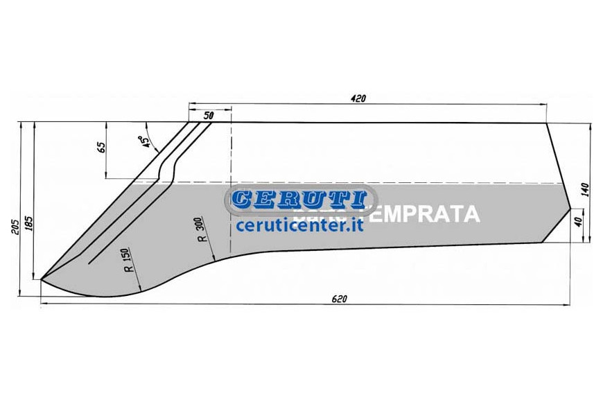 Vomero Adaptable Plough Moro-E Kuhn Vari - Dx