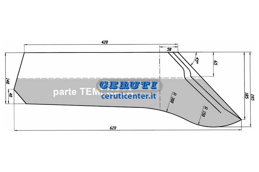 Vomero Adaptable Plough Moro-E Kuhn Vari - Gauche