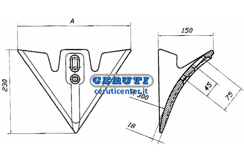 Reja Semicircular A 310 Mm
