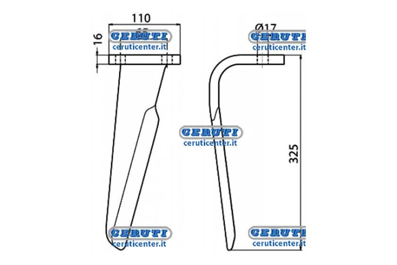 Tines For Rotary Harrows
