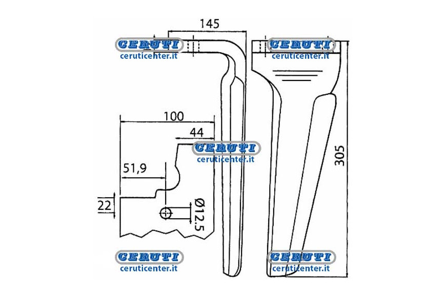 Tines For Rotary Harrows