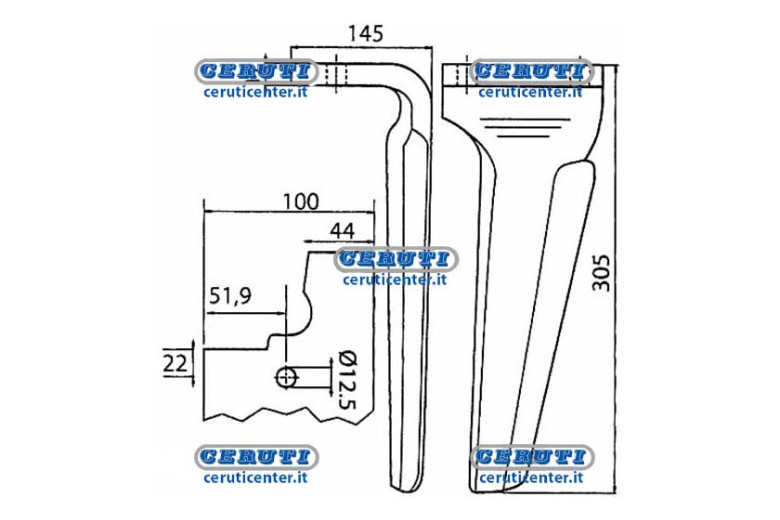Tines For Rotary Harrows