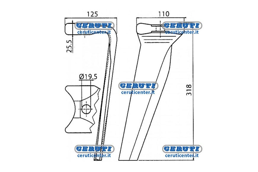 Tines For Rotary Harrows