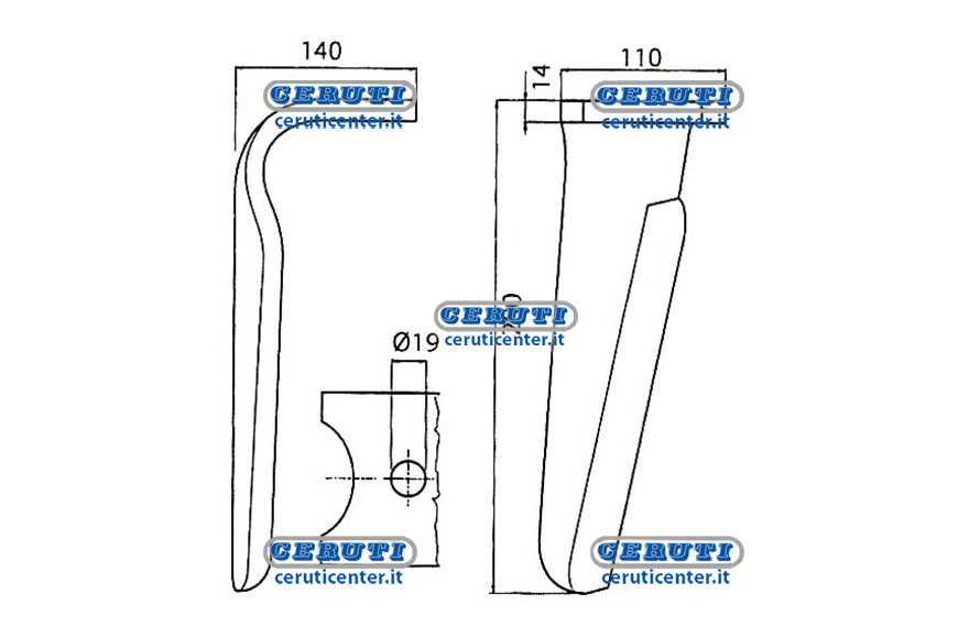 Tines For Rotary Harrows