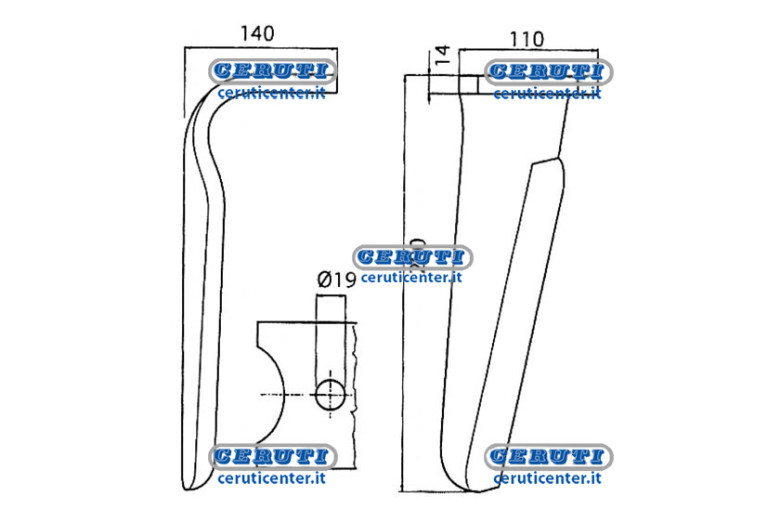 Tines For Rotary Harrows