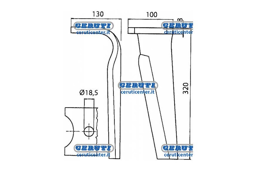 Dents Pour Herse Rotative